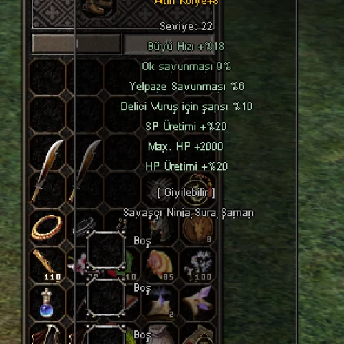 ALTIN KOLYE +8 2K HP 10 DELİCİ